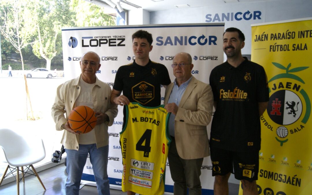 Presentado Miki Botas como nuevo jugador del Jaén Paraíso Interior FS Baloncesto