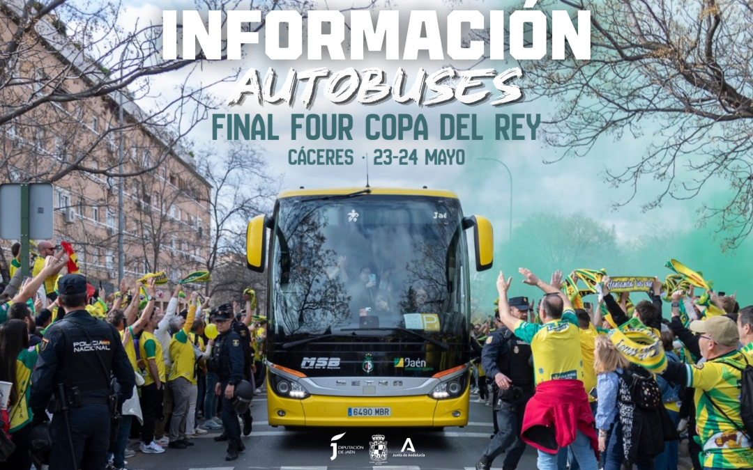 Información para reservar vuestra plaza de autobús para la Final Four de la Copa del Rey