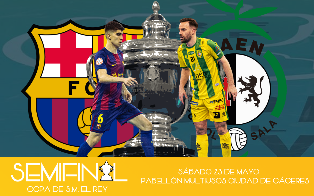 El Barça es el rival del Jaén Paraíso Interior FS en las semifinales de la Copa del Rey